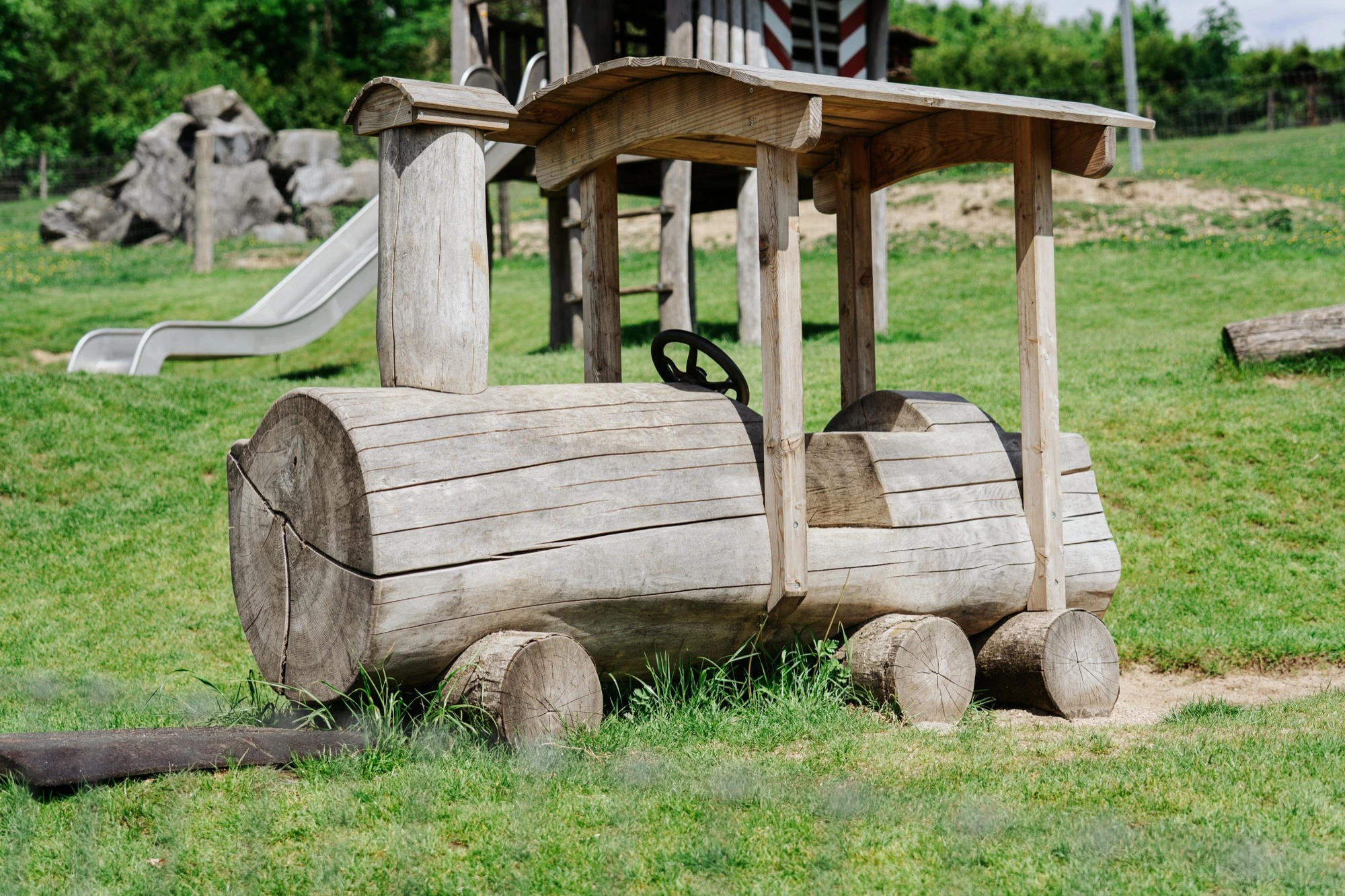 Spielplatz Lokomotive