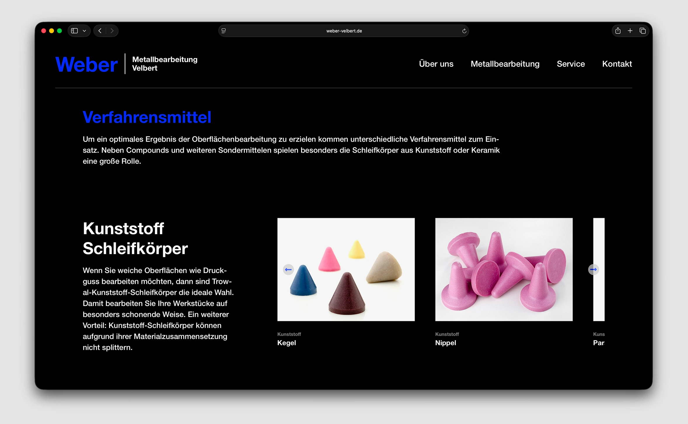 Weber – Kontakt