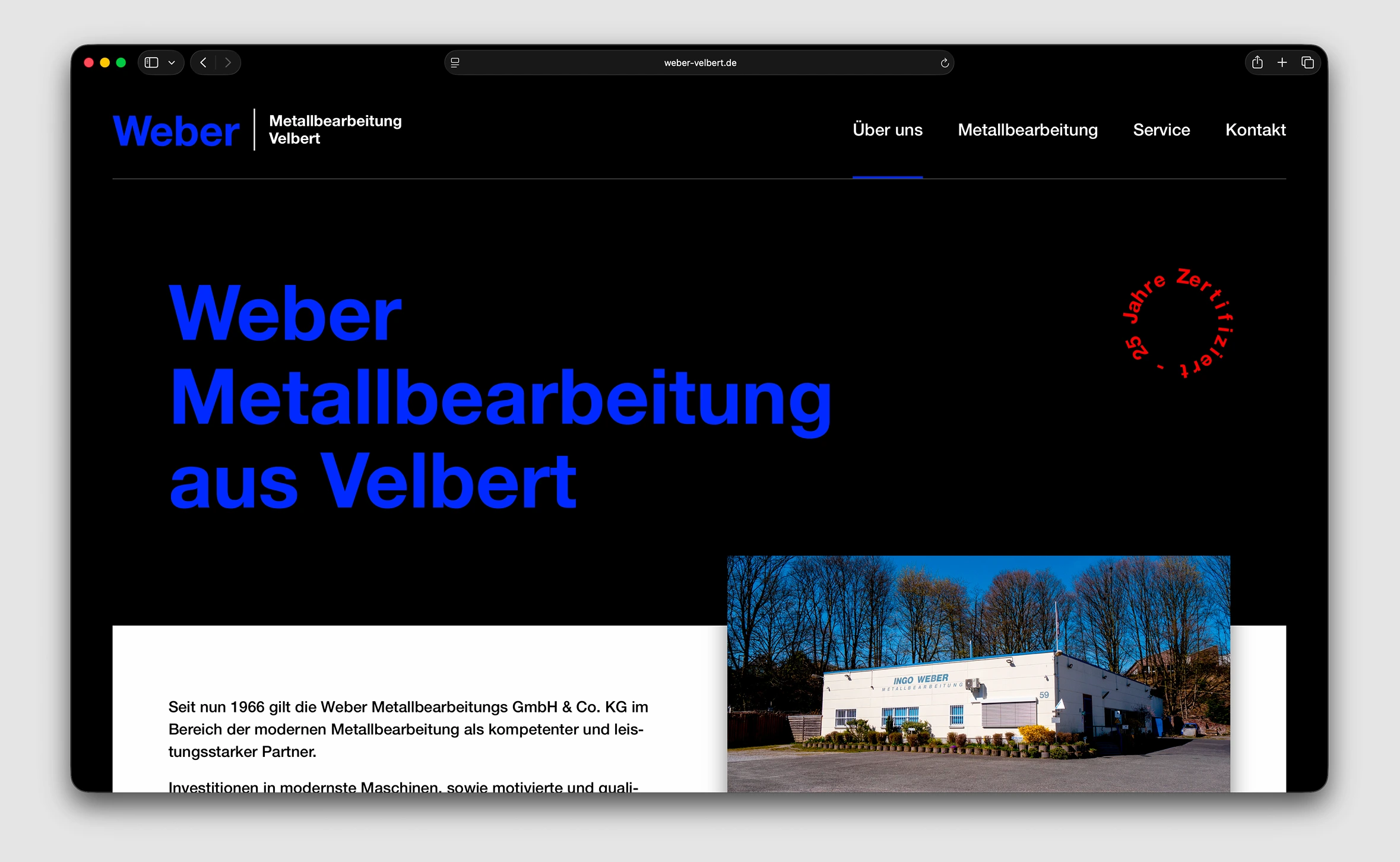 Weber – Über uns